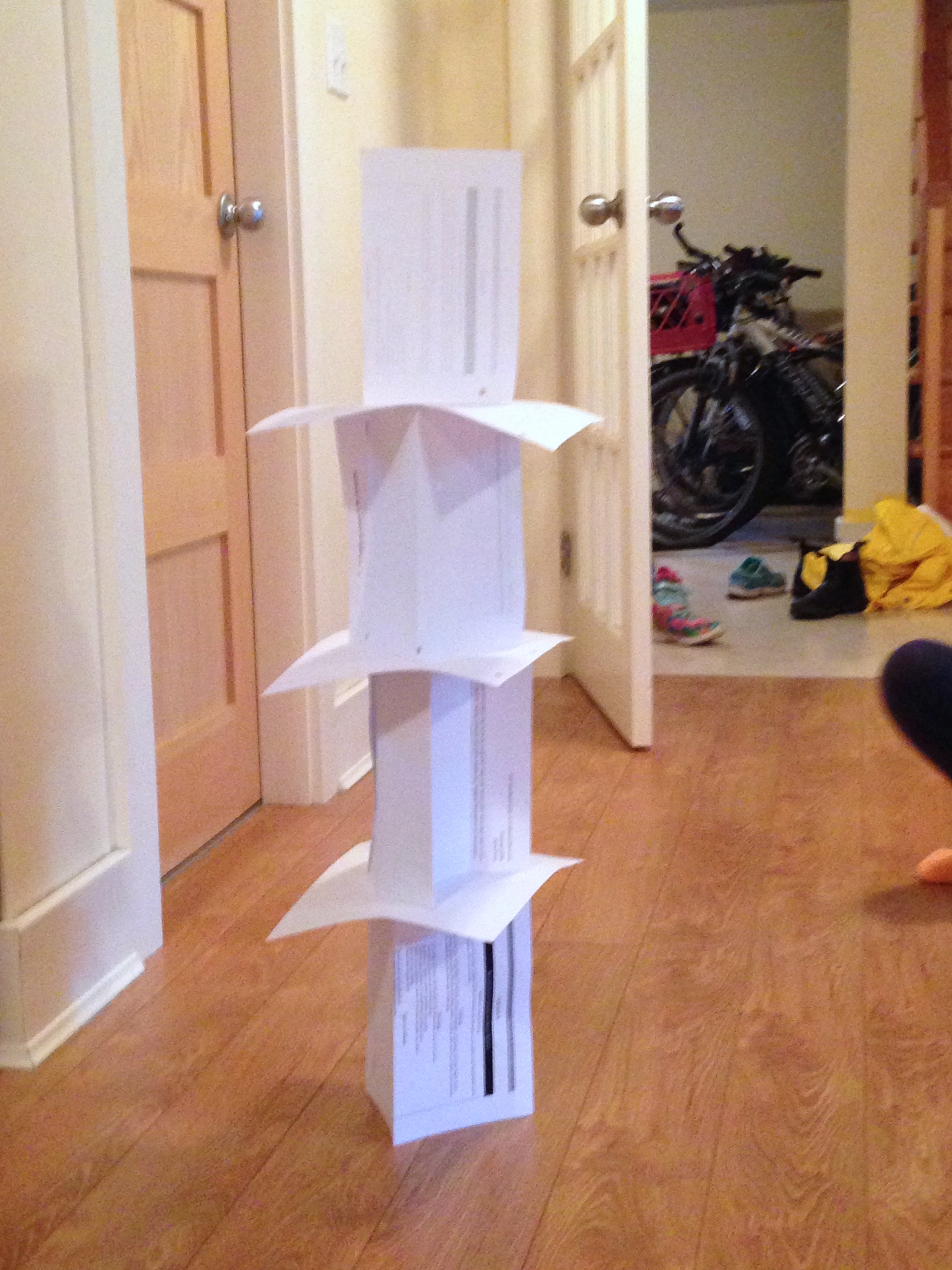 Paper tower challenge | ingridscience.ca