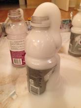The foam of Elephant's toothpaste