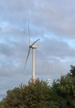 real wind turbine