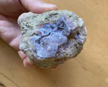 outside of large geode