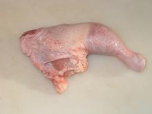 chicken leg with thigh