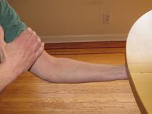 Biceps muscle contraction