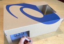 mirror box in use