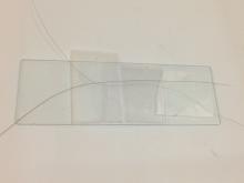 hair sample on slide