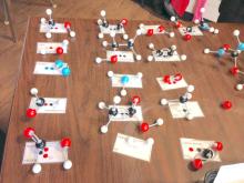 Building from molecule cards