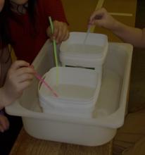 glow sticks in different water temperatures