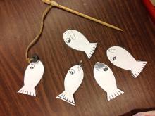 Fish with different metals, and fishing rod
