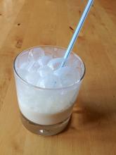 foam bubbles in milk