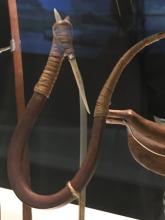 Bone halibut fish hook (Museum of Anthropology, Vancouver)