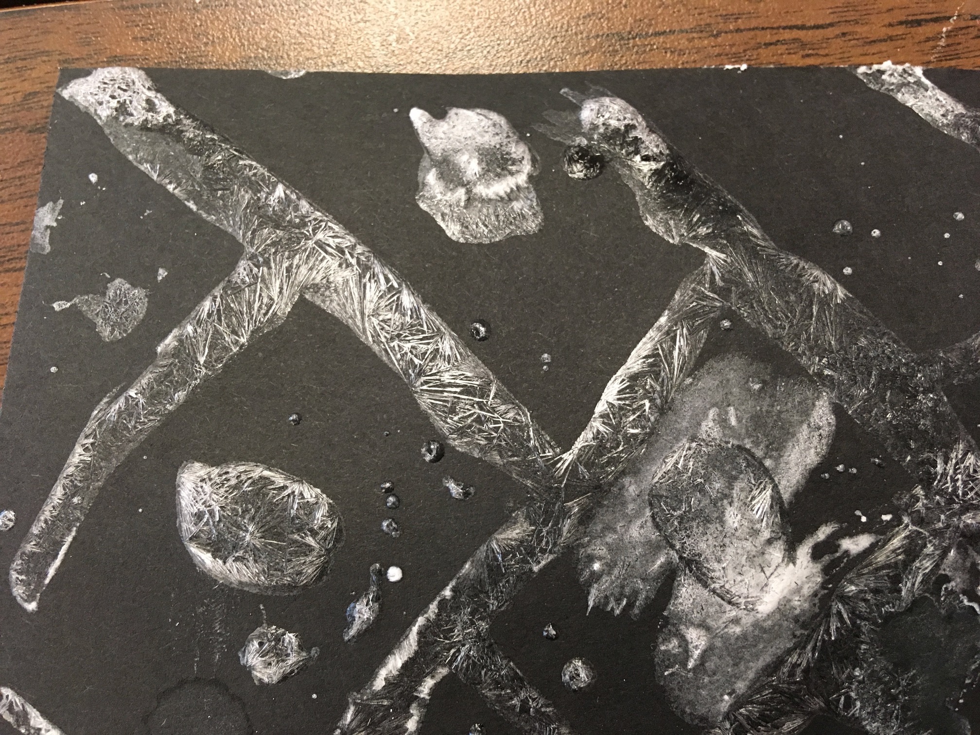 Epsom salt crystal painting | ingridscience.ca