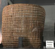 Haisla clam basket in MOA exhibit