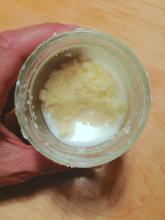 Keep shaking and butter separates out