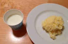 Buttermilk and butter
