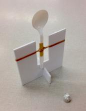 Assembled catapult and foil ammo