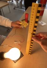 measure fan speed with varying bulb distance