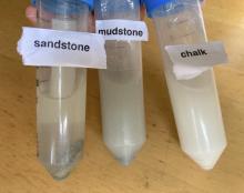 testing sedimentary rocks