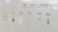 materials for students to pick up