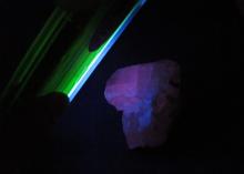 fluorescent rock; calcite