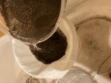 potting soil floats on water while sand sinks