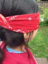 blindfolded and ready to navigate!
