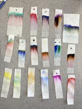 Chromatograms with one and multiple marker colours