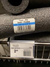 foam pipe insulation at Canadian Tire (Feb 2023 price)