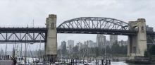 Truss bridge (Burrard Bridge in Vancouver)