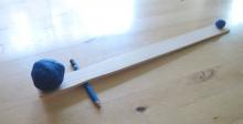 Paint stick balance point