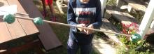 Adding weight to many points along the stick