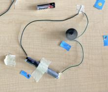 Labelling energy forms in an electric circuit
