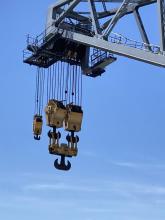 composite pulleys for very heavy weights