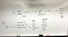 chemical reactions: baking powder and making calcium carbonate